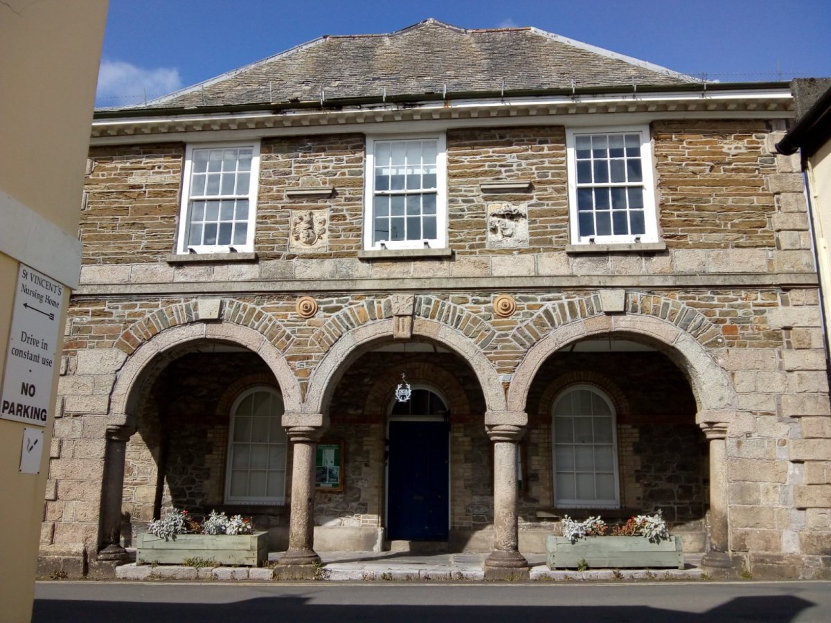Postcard from home The Guildhall, Plympton St Maurice, Devon